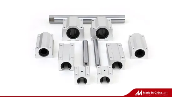 Aluminum Alloy Material Scs Series Box Type Scs20luu Scs30luu Scs40luu Scs50luu Linear Motion Ball Bearing Block Slider for Guide Shaft